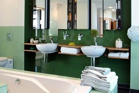 Badkamer achterwanden